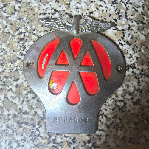 Rare red badge original - aa,