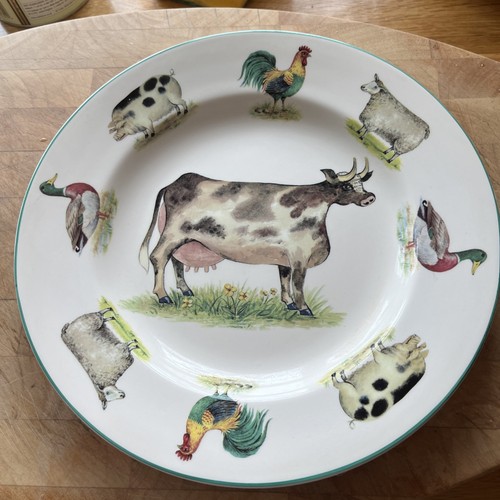 Vintage farmyard cow - vintage,