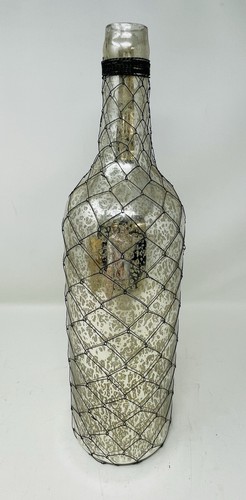 Mercury glass bottle - mercury,