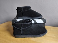 Ladies M&S Black Faux Fur