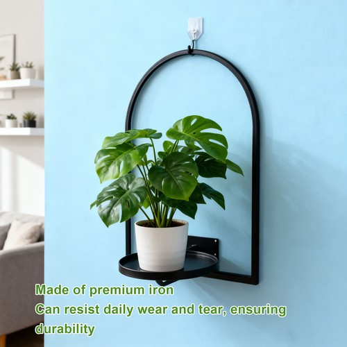 Wall plant holder - wall, iron