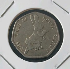 2017 Uk 50p Coin 'Peter