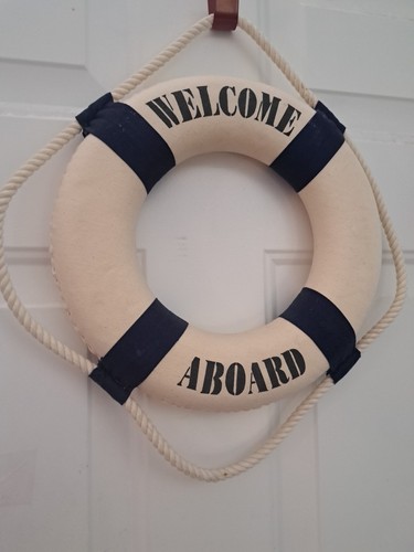 Nautical welcome aboard life - nautical,