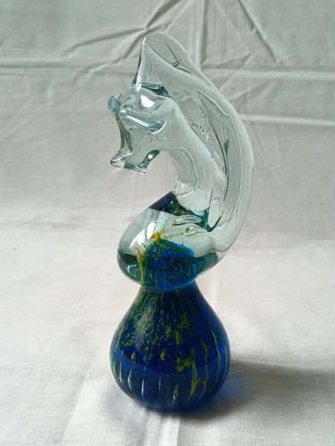 Mdina glass seahorse horse - seahorse,