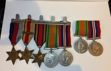 Mounted WW2 Medal Groups Inc Africa Burma Stars North Africa Etc