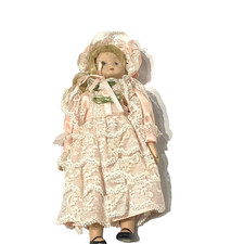 vintage porcelain pink dress