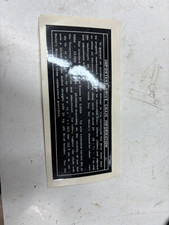 Drive Chain Warning Decal -