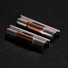 Solid 20mm 2-Tone Rose Gold End Links- For Rolex GMT, Yacht Master, Daytona [UK[