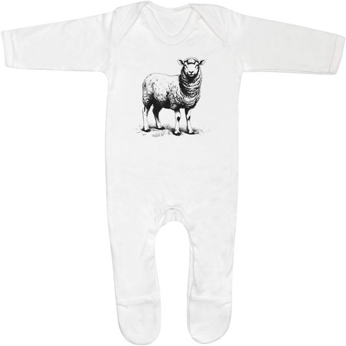 Sheep baby sleepsuit - baby, /