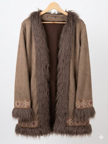 Dark brown suede - dark,