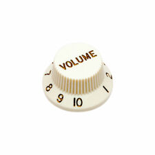 Hosco Volume Control Knob Fender Stratocaster Style (Parchment White, Imperial …