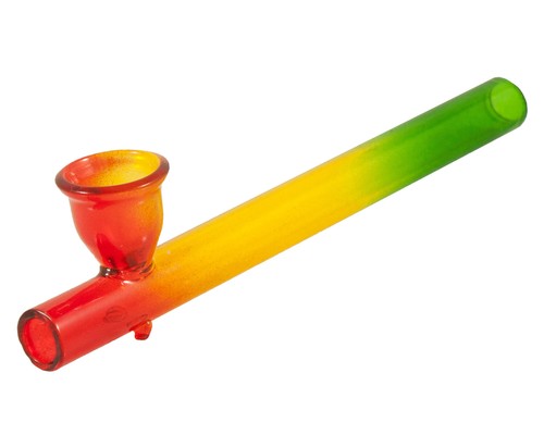 Glass smoking rasta coloured - rasta,