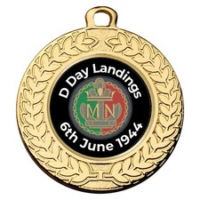 Merchant Navy D Day Landings VF Medal 40mm & Free Ribbon