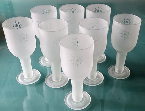 Vintage wine glasses with - vintage,