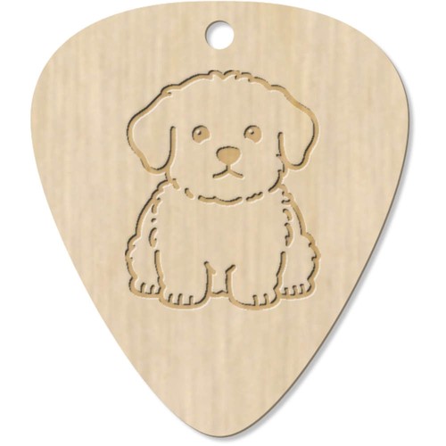 Maltese dog guitar picks - dog',