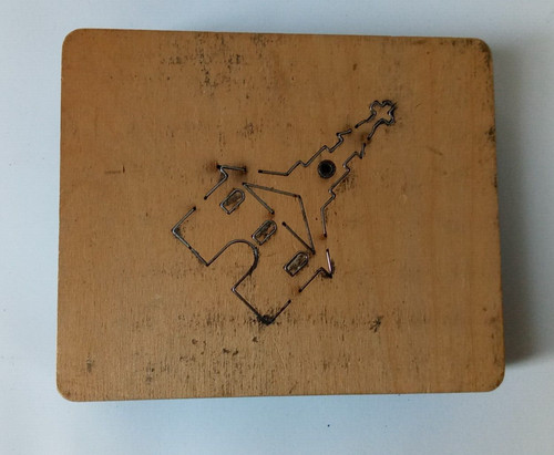 Thick ellison wooden die - 1",