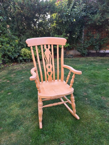 Good condition pine rocking