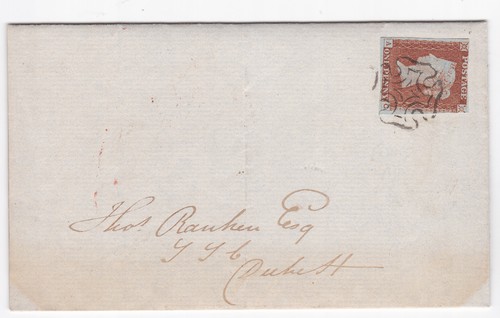 1843 fine penny red - 1843, 1d