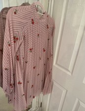 Asks Strawberry Pink Skater Dress Size Small Um 8 Perfect Condition