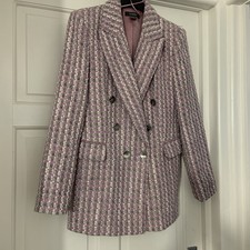 Ladies Lilac Check Double