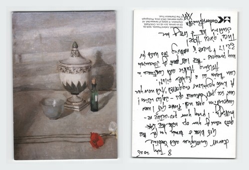 Modern art postcard - art,