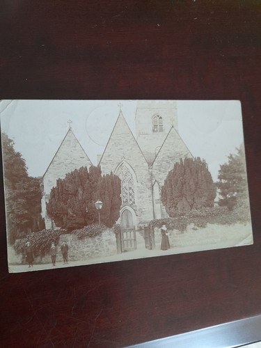 Old postcard long - old,