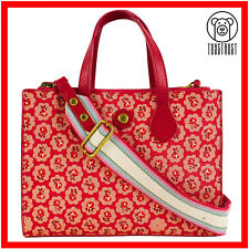 Cath Kidston Small Grab Cross Body Bag Freston Rose Premium Floral Red CN98
