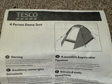 Tesco 4 man Double Layer Dome