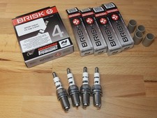 4x BRISK P4 Super Iridium Spark Plugs fit: Toyota Curren - 1.8 - 1993 to 1998