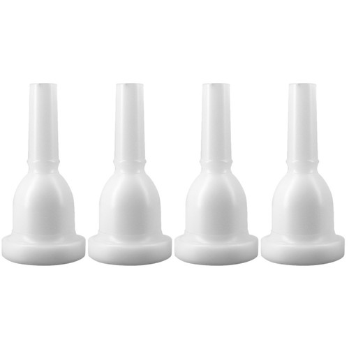 4pcs reusable white plastic - 4pcs,