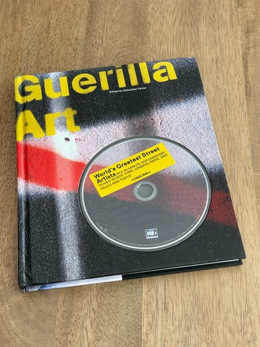 Guerilla art book with - book,