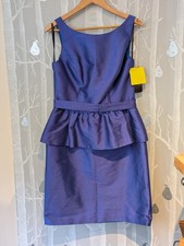 BNWT ALFRED SUNG PURPLE PEPLUM