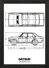 BNW Datsun 1200 Sedan 1970
