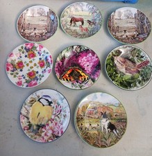 Royal Kendal Fine Bone China Bird Families wildlife Set bundle Small Plates