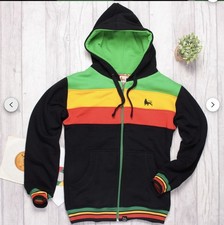 Rasta Reggae Zip Hoodie Jumper