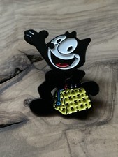 Cute Felix The Cat Cartoon Character Enamel Pin Badge