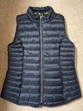 Joules Furlton Puffer Gilet Waistcoat, Navy Blue,Size 14, NWOT