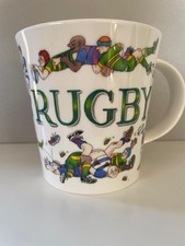 Superb, Fun, Large Rugby Mug, Dunoon, Scotland, Cherry Denman, Bone China