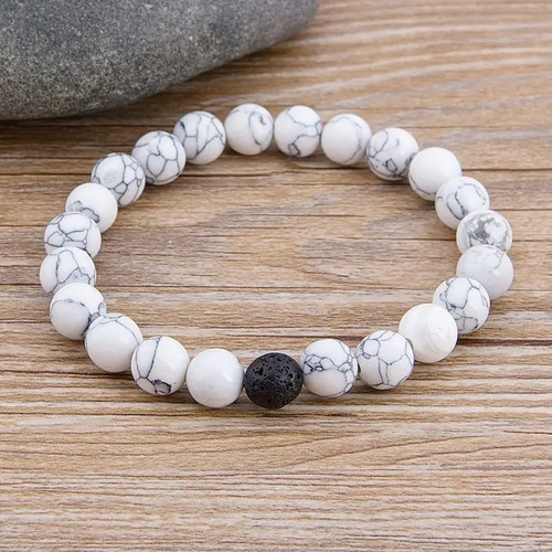 Unisex marble bead tiger - unisex,