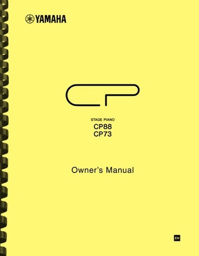 Yamaha cp73 cp88 - yamaha,