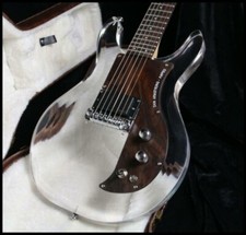 Custom New Dan ArmStrong Crystal Electric Guitar Lucite Acrylic Body Rosewood