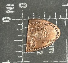 Bonnie & Clyde Car Primm Nevada NV Elongated Pressed Smashed Squished Flat Penny