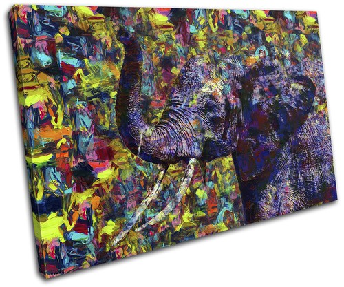 Elephant colourful paint - colourful,