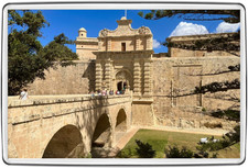 Fridge magnet malta gift mdina - magnet,