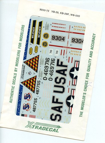 Xtradecal x032 72 boeing - 1:72, x032-72