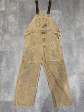 Carhartt R02 BRN Bib Overalls