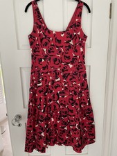 Moschino Floral Dress 40 Uk 8