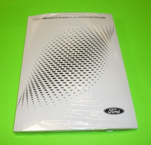 2025 ford bronco owners manual - 2025,