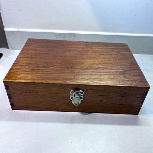 Vintage hinged storage - vintage,