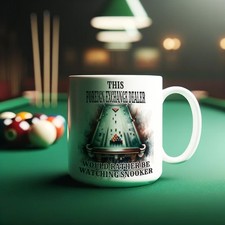 For Work or Home – FOREIGN EXCHANGE DEALER RATHER BE WATCHING SNOOKER Mug with S